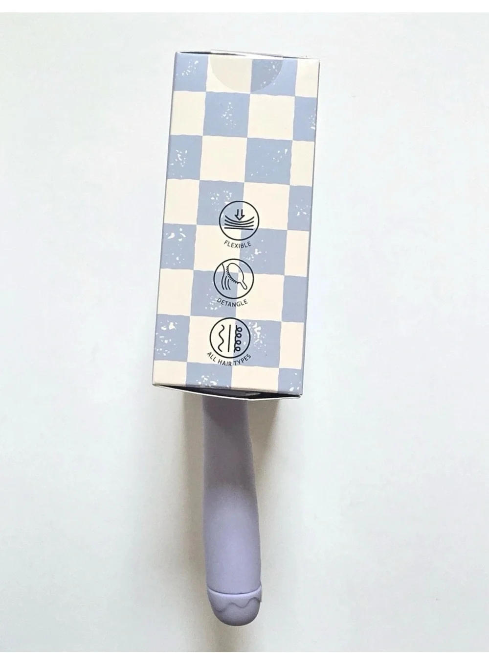 Peanuts snoopy Celavi charmed Hair Brush - Lilac with brush cleaner